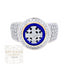 14K Gold Enamel and Diamond Paved Jerusalem Cross Ring